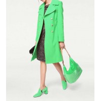 Vlnený kabát s kašmírom HEINE, jabĺčková zelená