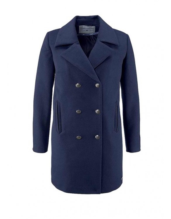 Námornícky kabát Tom Tailor, modrá