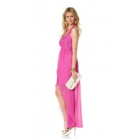 Jessica Simpson šifónové šaty, ružová