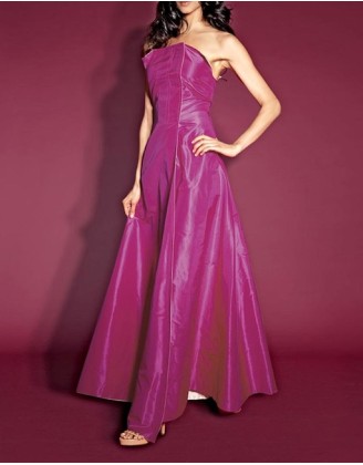 Obojstranné dlhé spoločenské šaty APART, marhuľovo-ružové