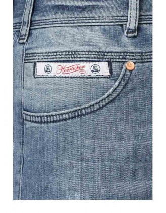 HERRLICHER džínsová sukňa, modrá
