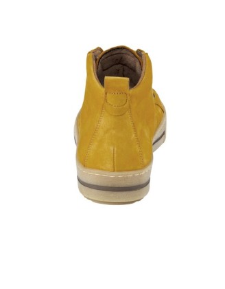 Kožené vysoké sneaker tenisky Gabor, žlté