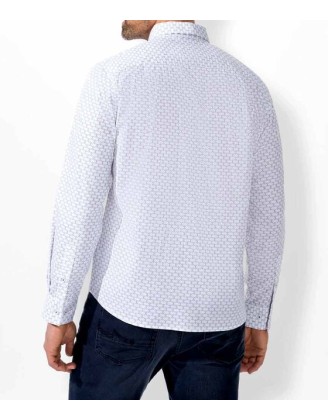 Pánska košeľa Marco Donati, biely vzor