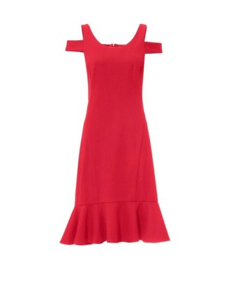 Puzdrové šaty s Cut-Outs výrezmi Heine, červené