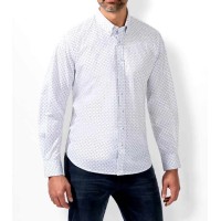 Pánska košeľa Marco Donati, biely vzor