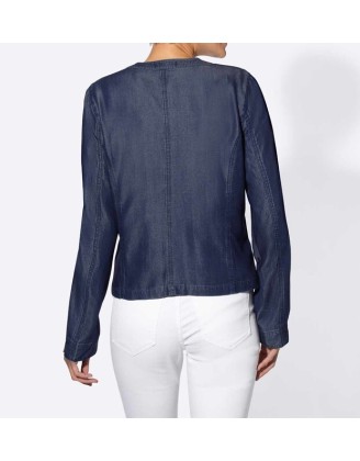 Sako v džínsovom vzhľade Collection L, modrá