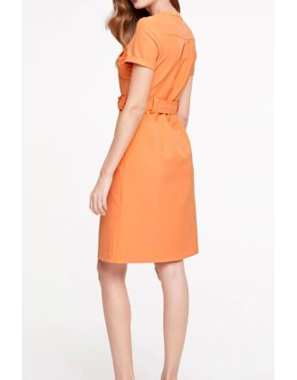 Heine šaty oranžové s opaskom