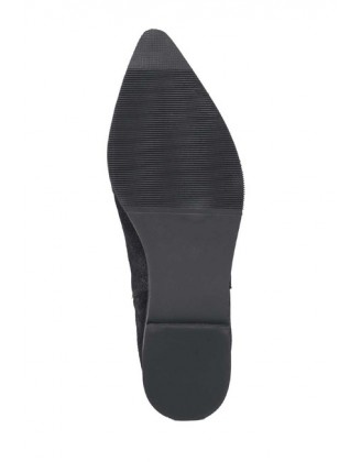 Kožené topánky s nitmi xyxyx. čierno-metalická