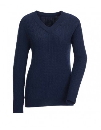 Merino-kašmírový sveter Création L Premium, modrá