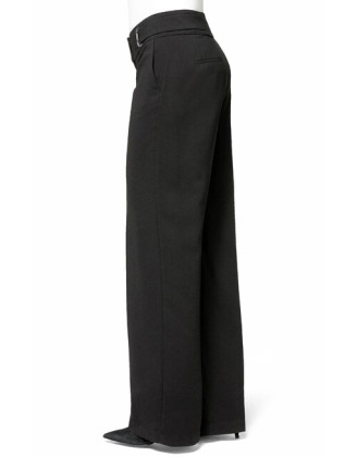 Elegantné nohavice Création L, čierne