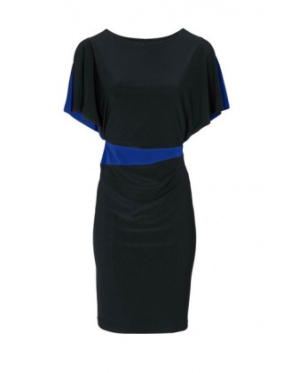 Púzdrové šaty Heine, čierna-modrá