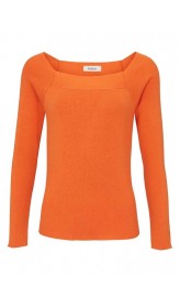 Jemný pletený sveter Heine, oranžový