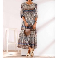 Šaty s paisley potlačou Linea Tesini, viacfarebné