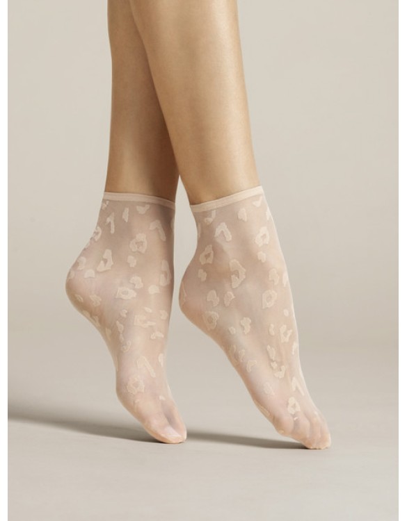 FIORE silonkové ponožky Doria, púdrová
