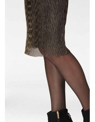 Plisovaná sukňa Aniston, metalická