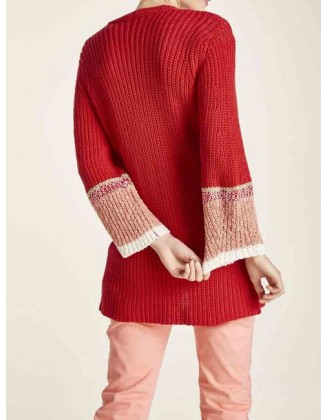 Pletený sveter Heine, červený
