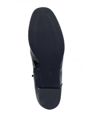 Exkluzívne kožené kotníkové topánky, čierne