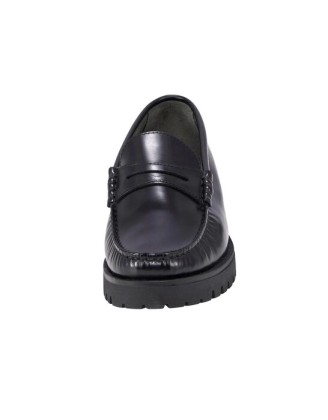 Kožené topánky Heine, čierna