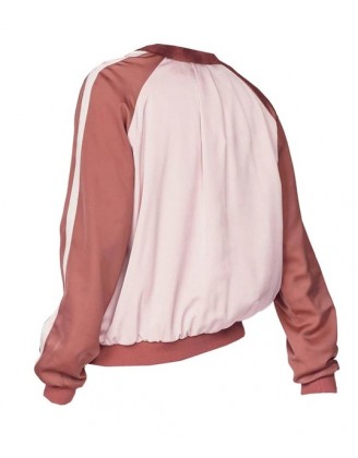 Bluzón s výšivkou Garcia, terakota-ružová