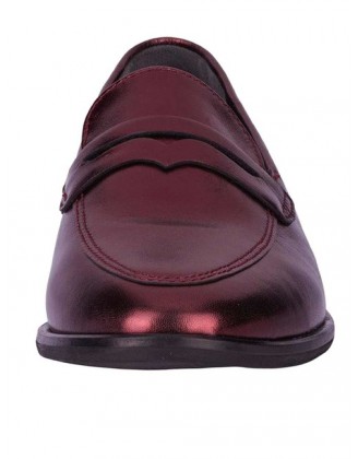 Kožené topánky Gabor, červená-metalická