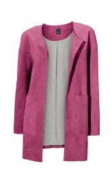 Kožený kabát Heine, ružový