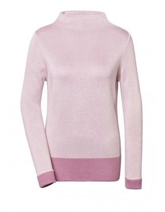 Création L Premium luxusný sveter, ružová