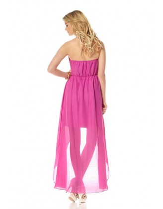 Jessica Simpson šifónové šaty, ružová