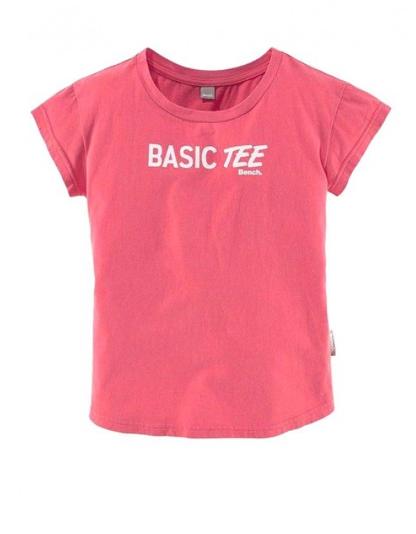 Dievčenské tričko BENCH, koralová