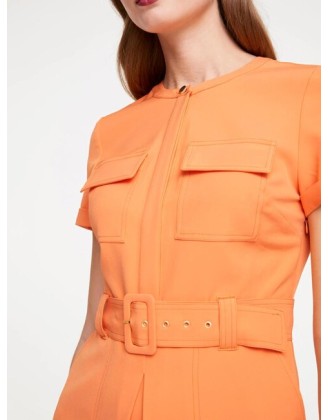 Heine šaty oranžové s opaskom