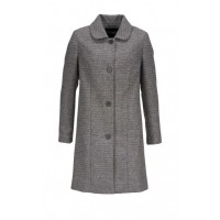 Tvídový kabát Vivance Collection, sivá melanž