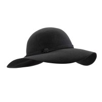 Vlnený klobúk Collezione Alessandro, čierny