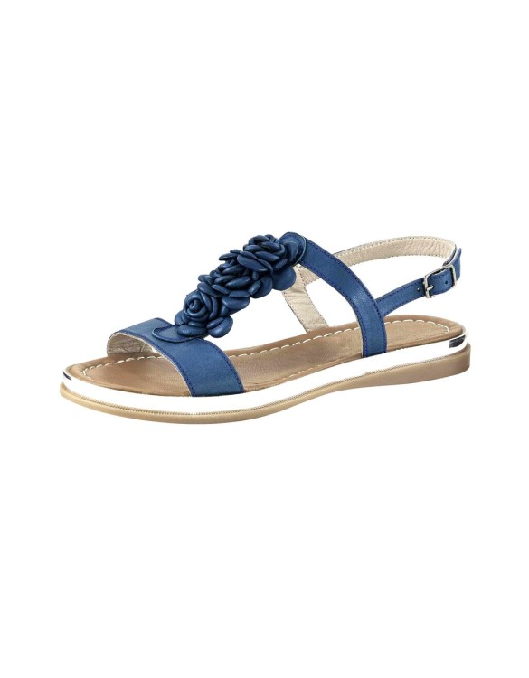 Kožené sandále Nappa Andrea Conti, modrá